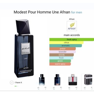 Modest Pour Homme Une Afnan  (inspired DiorSauvage)