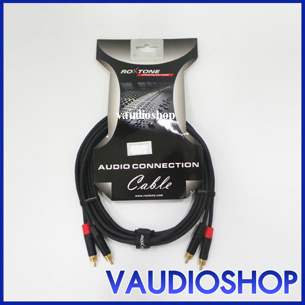 3M RCA2+RCA2 ยาว 3เมตร ROXTONE สายสัญญาณ RCA 4 หัว (เข้า 2 ออก 2) สาย เครื่องเสียง GPTC160L3 3M RCA2