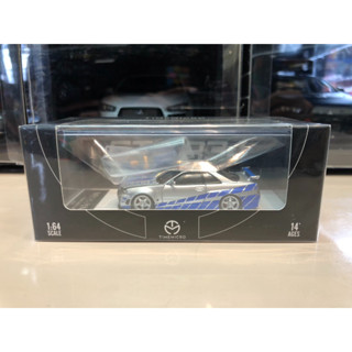 Time Micro Nissan Skyline R34 Silver+Fig Paul