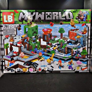 เลโก้ My World (Minecraft) LB1105 ชุด อาณาจักรรางลูกแก้ว จำนวน 1019 ชิ้น น่าเล่น พร้อมส่งค่ะ