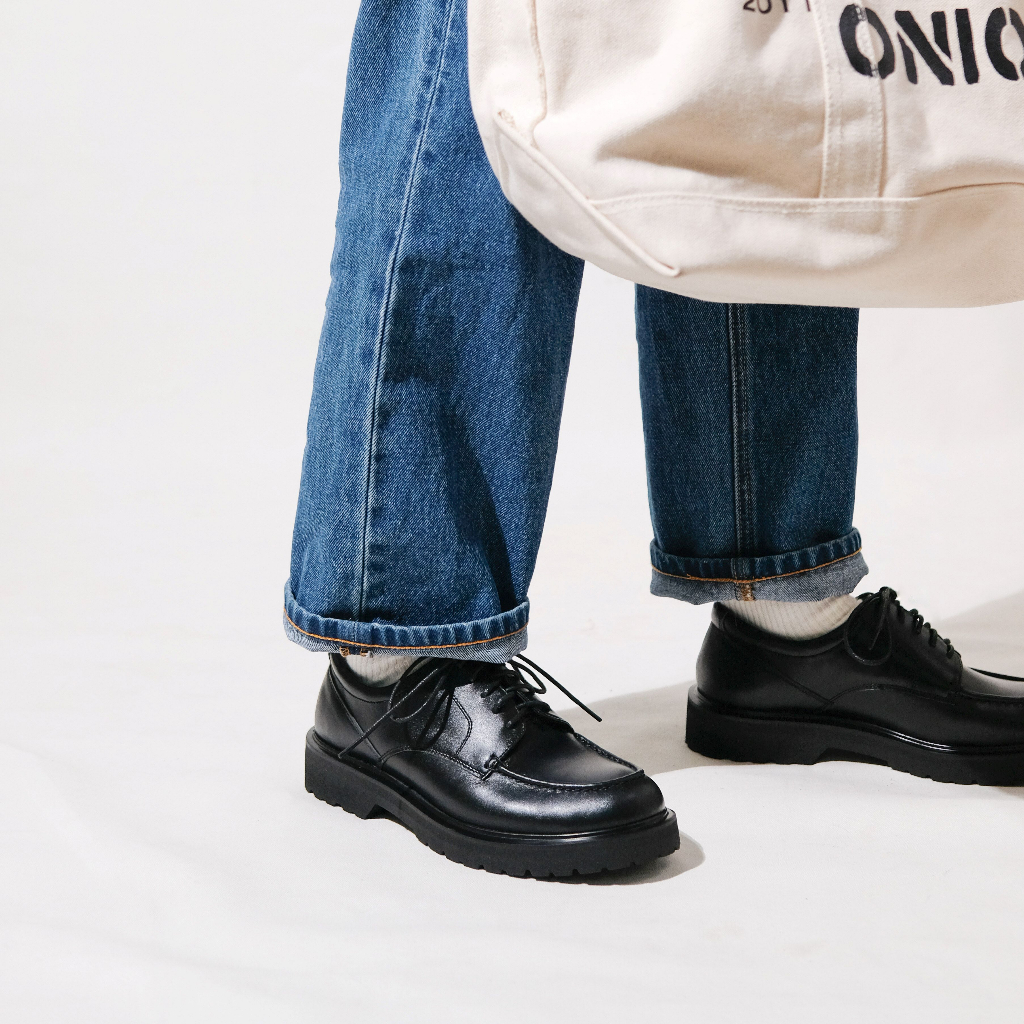 รองเท้าหนังแท้ ทรงคลาสสิค หนังนิ่ม น้ำหนักเบาใส่สบาย รุ่น Basic No.08