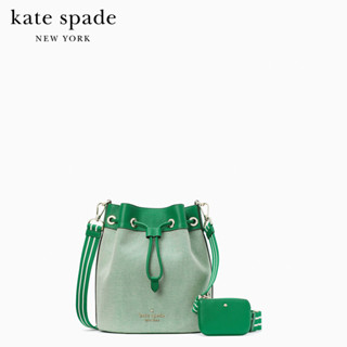 KATE SPADE NEW YORK ROSIE CANVAS BUCKET BAG KA989 กระเป๋าถือ