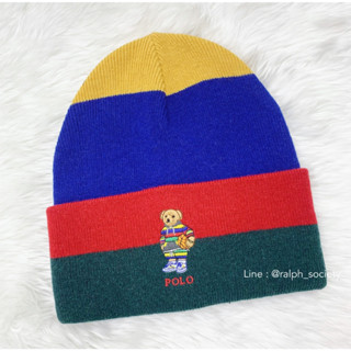 Ralph Lauren Polo Bear Geo-Motif Wool-Blend Hat (men)