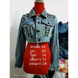 #เสื้อยีนส์สาวไซส์เล็กS