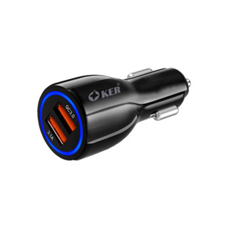 Oker ที่ชาร์จสำหรับในรถ USB 2 ช่อง รุ่น UC-359 Quick charge 3.0