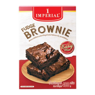 อิมพีเรียล แป้งสำเร็จรูป สำหรับทำฟัดจ์บราวนี่ 400 กรัม - Fudge Brownie Easy Mix 400g Imperial brand