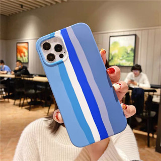 【ส่งจากไทย】เคสกำมะหยี่สีรุ้ง สำหรับไอโฟน i6,i6s,i7,i8,SE,​6p,6splus,​​XR,Xs Max,i11,i11pro,i11pro max,i12 pro max