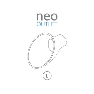 AQUARIO NEO OUTLET (หัวต่อปากแตรสำหรับใช้ร่วมกับท่อ Outflow และ Neo Flow)