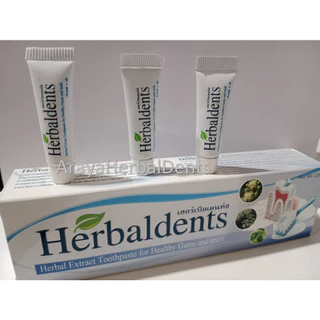 ซื้อ1(120g)แถม3(5g)ยาสีฟันสมุนไพรHERBALDENTS(เฮอร์เบิลเดนท์) ดับกลิ่นปากและอาการเสียวฟัน