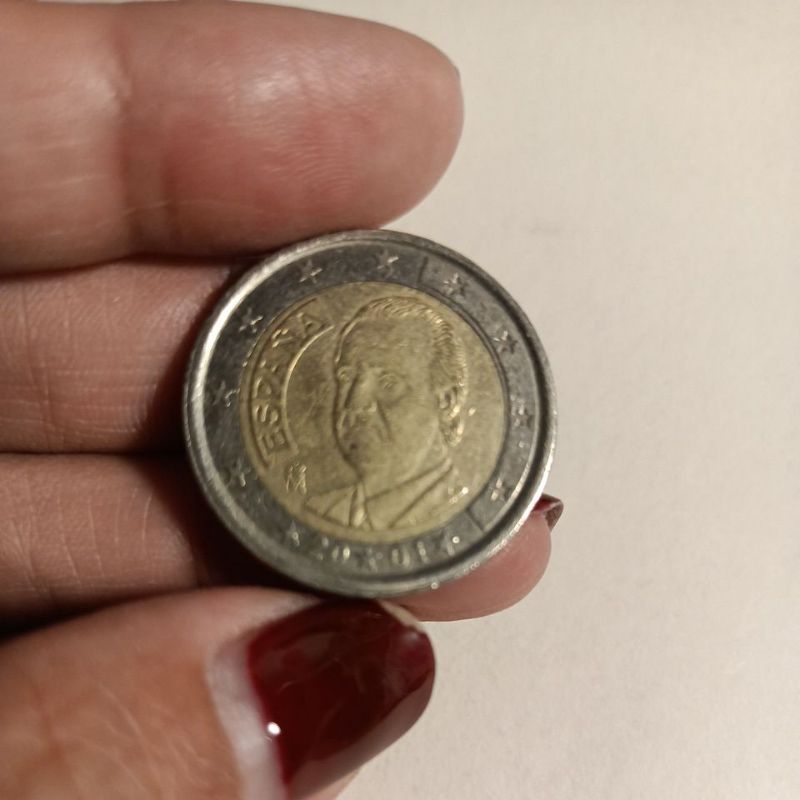 เหรียญ สเปน 2 ยูโร ปี 2001