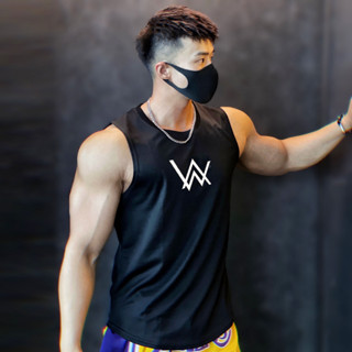 เสื้อกีฬาW แขนกุด ออกกำลังกาย ใส่นอน
