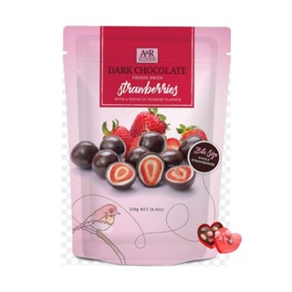 A&amp;R🍓 dark chocolate freeze dried strawberry 250g. สตอเบอรี่เคลือบครีมโยเกิร์ตและดาร์กช็อกโกแลต 250 กรัม🍓