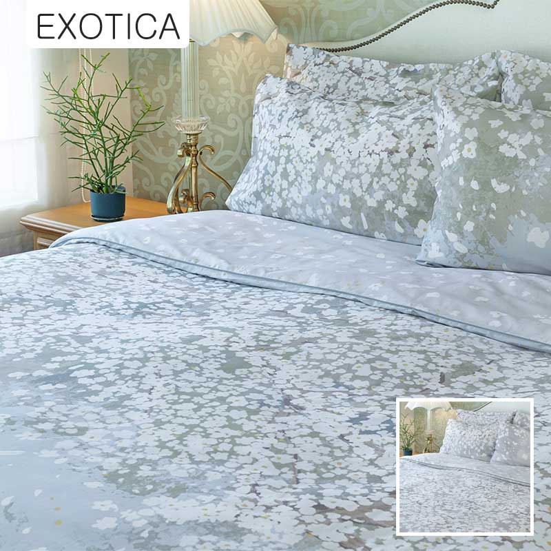 EXOTICA รุ่น Sakura Aire ปลอกผ้านวม/ผ้านวมเย็บติด ขนาด100”x90” (6'หรือ5')และ 70”x90” (3.5')
