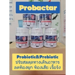 ส่งไว🔥Probactar โปรไบโอติก ชนิดแคปซูล จุลินทรีย์ 3 สายพันธุ์ ช่วยปรับสมดุลทางเดินอาหาร ลดอาหารท้องผูก ท้องเสีย