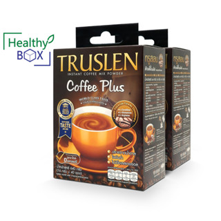 แพ็คคู่สุดคุ้ม TRUSLEN Coffee Plus 40+40 ซอง กล่องใหญ่ สำหรับผู้ที่ต้องการลดน้ำหนัก (V)