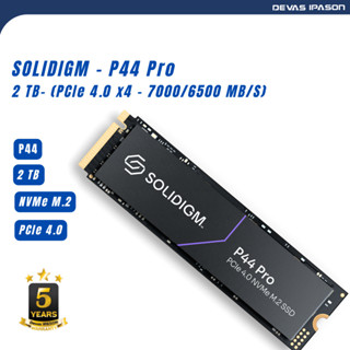 Solidigm SSD P44 Pro ขนาด 2TB (M.2 NVMe PCle 4.0 x4 - 7000/6500 MB/s)  รับประกัน 5 ปี โดย Devas IPASON