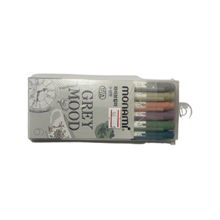 ชุดปากกา Monami Grey Mood color ชุด 5 สี