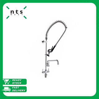 TOP RINSE FAUCET ก๊อกน้ำ ท่ออ่อนแสตนเลสขนาด 44นิ้ว รุ่น TOP1-M98E-112A