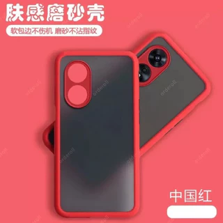 [ส่งจากไทย] Case OPPO Reno 8T 5G เคสโทรศัพท์ ออฟโป้ เคสกันกระแทก ปุ่มสีผิวด้าน กันรอยกล้อง ขอบนิ่มหลังแข็ง เคส Oppo Reno
