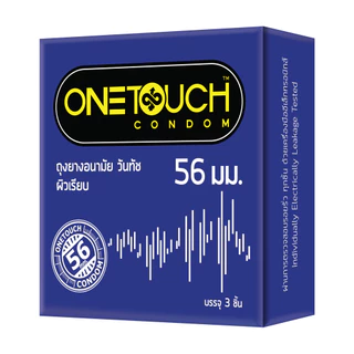 Onetouch Condom ถุงยางอนามัยวันทัช 🎈เริ่มต้น 10 บาท🎈 เลือกแบบได้ คละกันได้ ของแท้100% ขนาด49-56 มม.