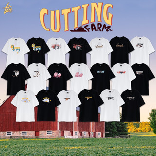 Urthe - เสื้อยืด แขนสั้น สกรีนลาย รุ่น CUTTING FARM 1