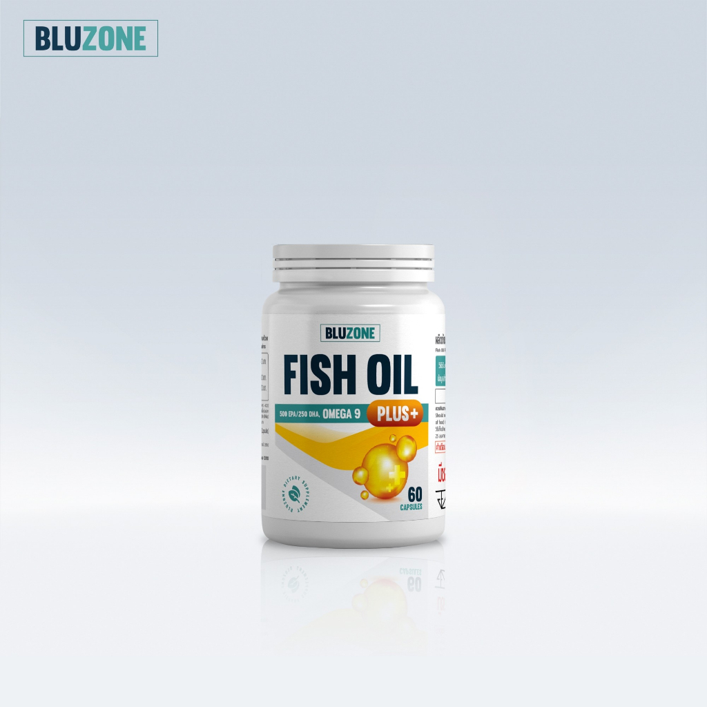 Bluzone Fish oil Plus 1,000mg. 60 softgels