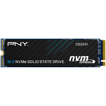 PNY 500GB CS2241 NVMe PCIe Gen 4x4 SSD M.2 2280 (M280CS2241-500-CL)