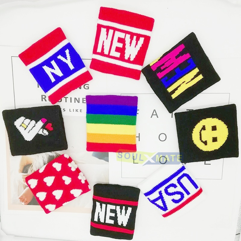 🌈(((พร้อมส่ง)))🌈ปลอกแขน ปลอกข้อมือ สไตล์เกาหลี   กีฬา ฮิพฮอพ โยคะ ที่ดูดซับเหงื่อ วิ่ง ใส่ได้ทั้ง เด็กและผู้ใหญ่ 2/2