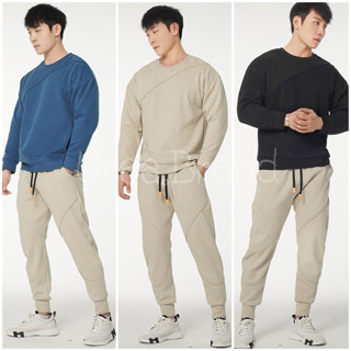 M-3XL / 5 สี / กางเกงวอร์มบุขน เสื้อแขนยาว หนา นุ่ม กันหนาวติดลบ รุ่น Handsome Man MSS กางเกงบุขนผู้ชาย เสื้อบุขนผู้ชาย