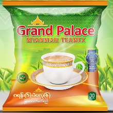 Grand Palace Teamix ชาห่อเขียว ชานม รสกลมกล่อม หวานกำลังดี หอมใบชาพม่าแท้ ชาพม่า ชานมไข่มุก (Halal Food)