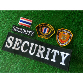 อาร์มปัก  รปภ.Security พนักงานรักษาความปลอดภัยรับอนุญาต