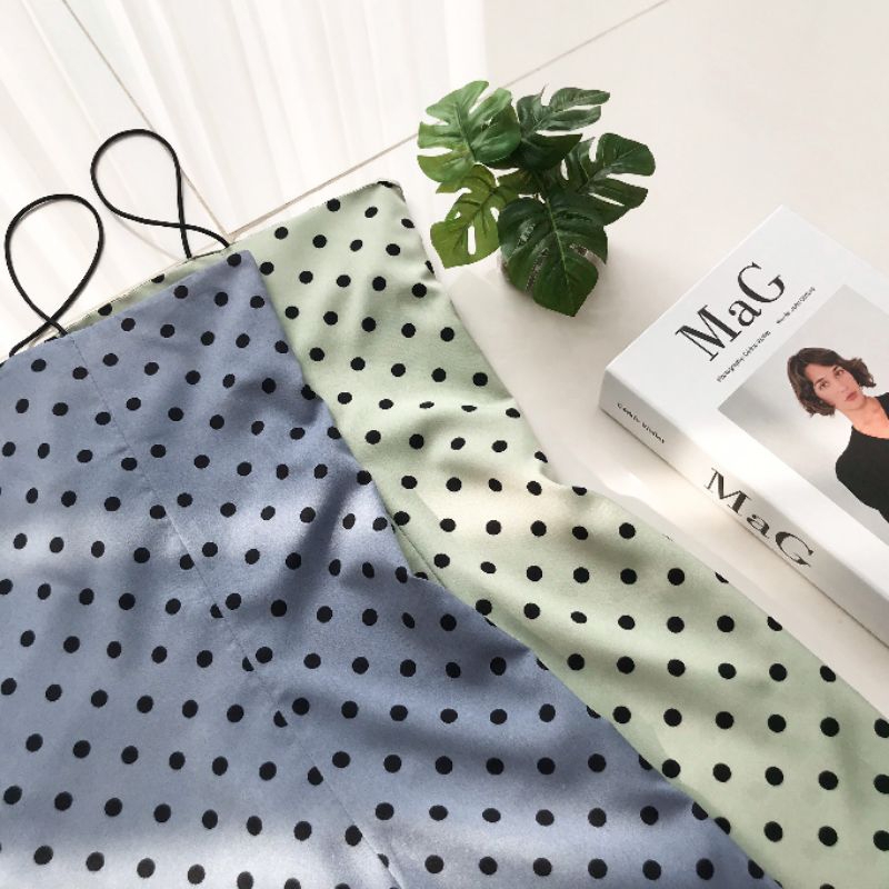 เดรสลายจุดสายเดี่ยวงานซิปซ่อนด้านหลัง​ ทรงสวยเป๊ะแน่นอนจ้า​แพท​เทริน์​สาวอวบแท้​ - รูปที่ 3