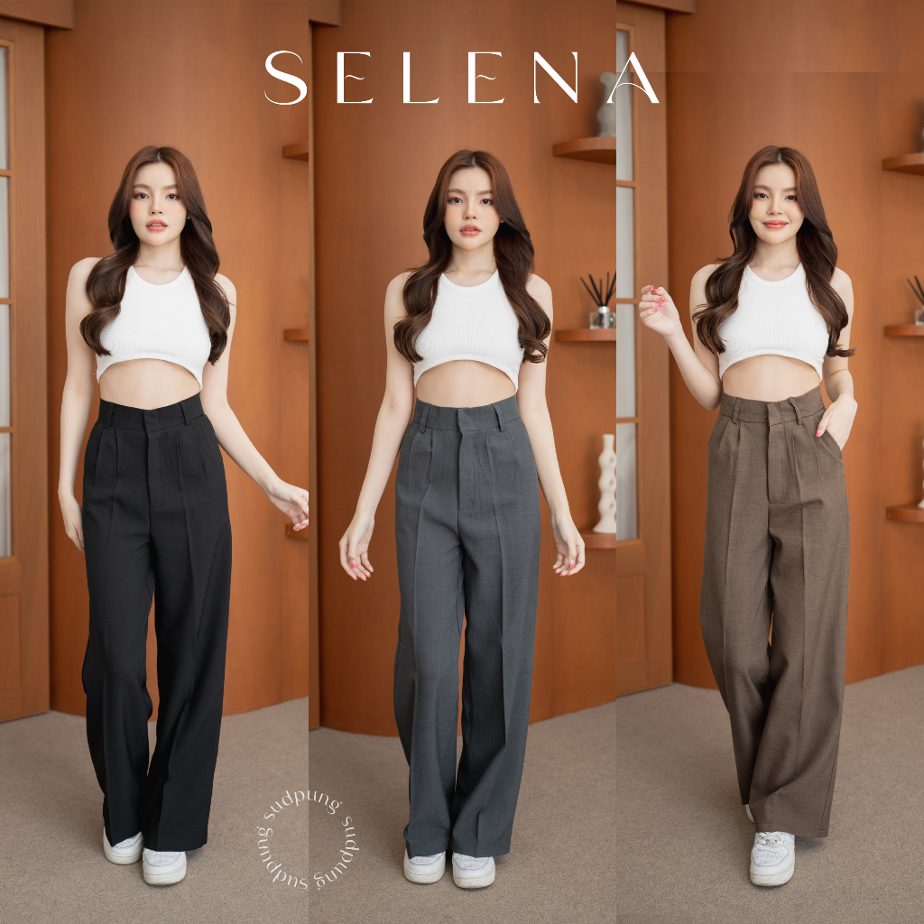 Selena_SP002  กระบอกใหญ่ กระบอกผ้าโซดา ตะขอหน้า กระเป๋า2ข้างใช้งานได้จริง ต้องมีติดตู้นะสาววว❤️