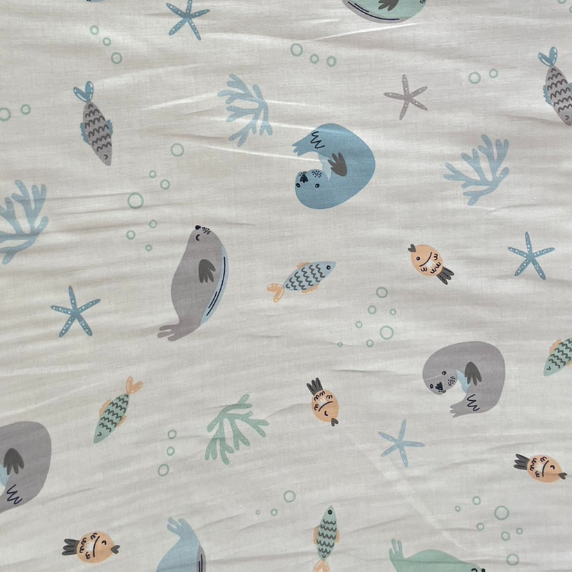 ผ้าClass A ต้านเชื้อแบคทีเรียลายการ์ตูน ทอสองชั้น คอตตอนแท้ทอลาย เหมาะสำหรับนำไปตัดเย็บผ้าปูที่นอนผ้า ผ้าอ้อมห่อตัว