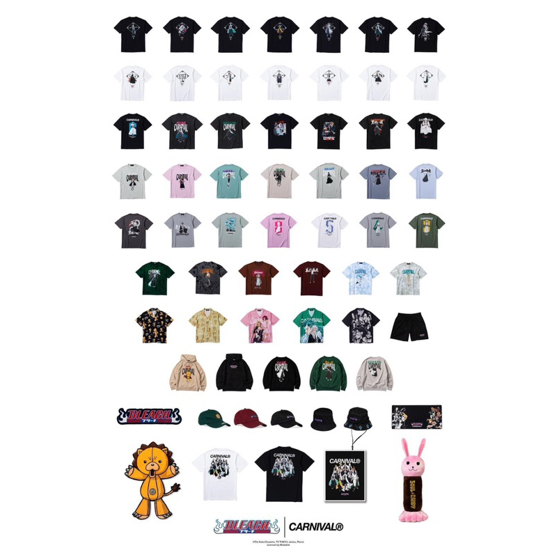 CARNIVAL® x Bleach "Welcome to soul society"