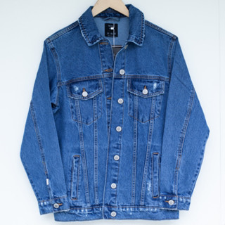 เสื้อยีนส์ Jacket Jeans Bershka (JCK-BSK-008) ทรงสวย  ดูดี  เรียบเท่