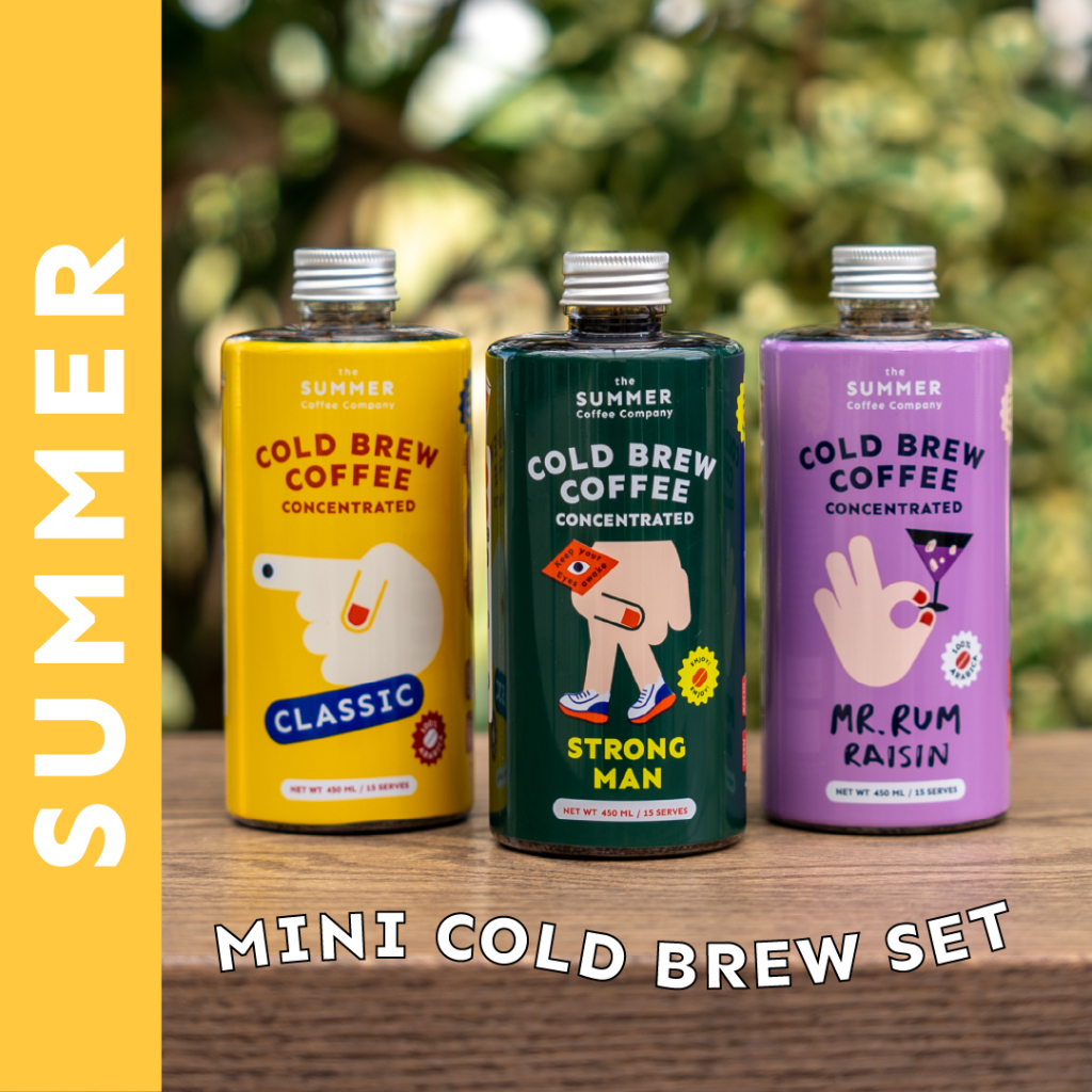 COLD BREW COFFEE CONCENTRATE SET l เซตกาแฟสกัดเย็นเข้มข้น - The Summer Coffee Company