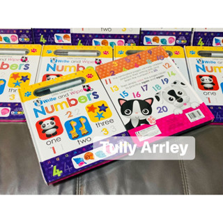 WIPE and CLEAN First Word / Alphabet / ABC  หนังสือภาษาอังกฤษเขียนได้ ลบได้ 📌📌จากราคาปก 600 บาท📌📌(ฟรีปากกาในเล่ม)