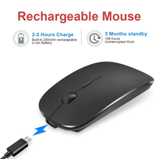 2.4G Wireless Mouse Portable Ultra-thin Mute Mouse 4 Keys Wireless Optical Mouse 1600DPI for Desktop Computer/ Laptop