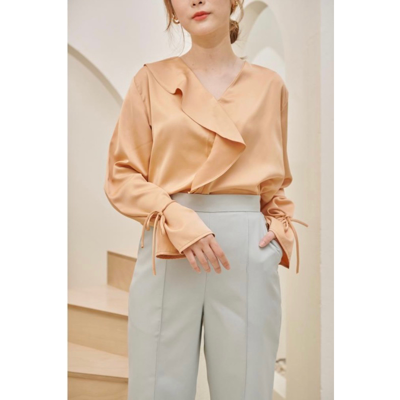 กางเกง SHUUXME Kiwi pant -blue ใหม่ ราคา 590 บาท (shop 740)