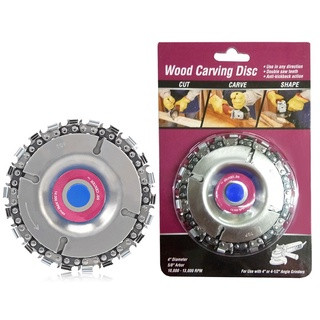 ใบเลื่อย 4 นิ้ว ฟันโซ่ Wood Carving Disc รุ่น WoodCravingDisc-01B-J1