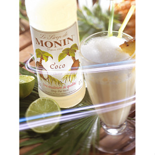 (HomeKoffee) MONIN Coconut Syrup โมนิน ไซรัปมะพร้าว บรรจุขวด 700 ml. น้ำเชื่อม MONIN กลิ่น “Coconut”