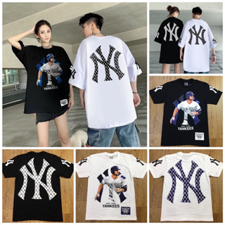 เสื้อคอกลมNy xYankees basketball 🖤งานพิมพ์สวยผ้าcotton💯ใส่ได้ทั้งชายหญิง