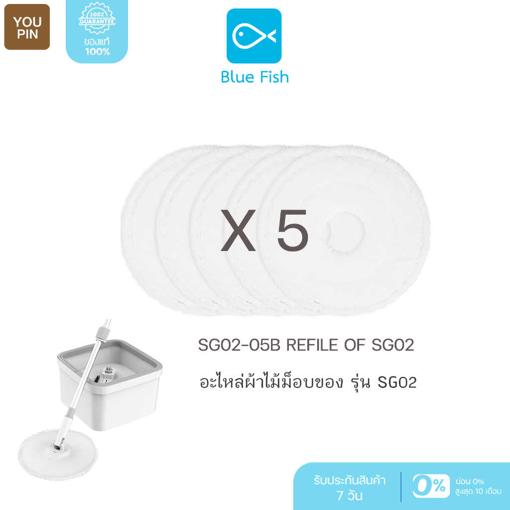 #ผ้าม็อบถูพื้น #ผ้าไมโครไฟเบอร์ #เครื่องใช้ในบ้าน #อุปกรณ์ทำความสะอาด #Youpin
