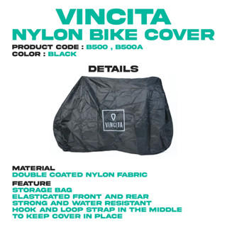 🔥ลดทันที30฿ เก็บโค้ดหน้าร้าน🔥ผ้าคลุมจักรยาน BIKE COVER VINCITA กันแดด กันน้ำ กันฝุ่น