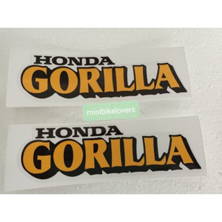 สติ้กเกอร์แปะถังน้ำมันมันฮอนด้า gorilla 6v