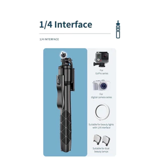 Selfie Stick L16 ไม้เซลฟี่ ยืดได้ถึง 1.53 เมตร มีรีโมทเชื่อมต่อผ่านบลูทูธ P01 ถ่ายภาพอัจฉริยะ หมุนตาม360องศา(แท้100%)