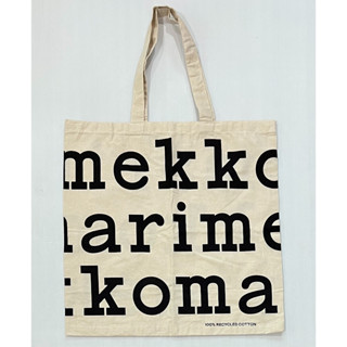 [ใส่CODE&gt;ทักแชท]Marimekko logo totebag black color