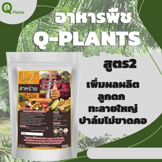 ปุ๋ย  คิวแพลนท์ Qplant สูตร1,2แท้ 100% สาหร่ายฮิวมิค ปุ๋ยปาล์ม ปุ๋ยทุเรียน เพิ่มผลผลิตบำรุงรากต้นใบให้ประสิทธิภาพมากขึ้น