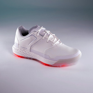 รองเท้าตีกอล์ฟ รองเท้ากอล์ฟผู้หญิง สีขาว INESIS LADIES GRIP WATERPROOF GOLF SHOES WHITE